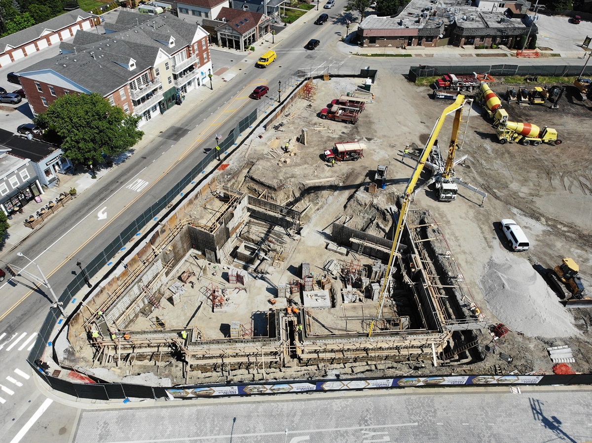 Harmony Square construction on June 19, 2024